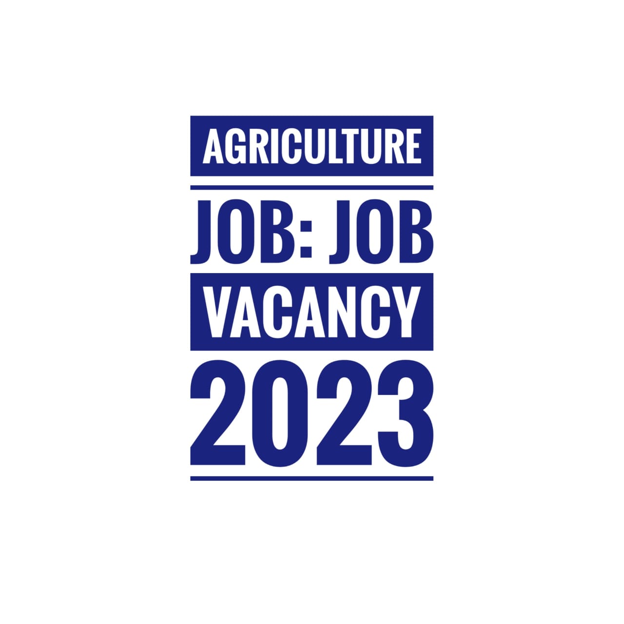 Agriculture Job: Job Vacancy 2023