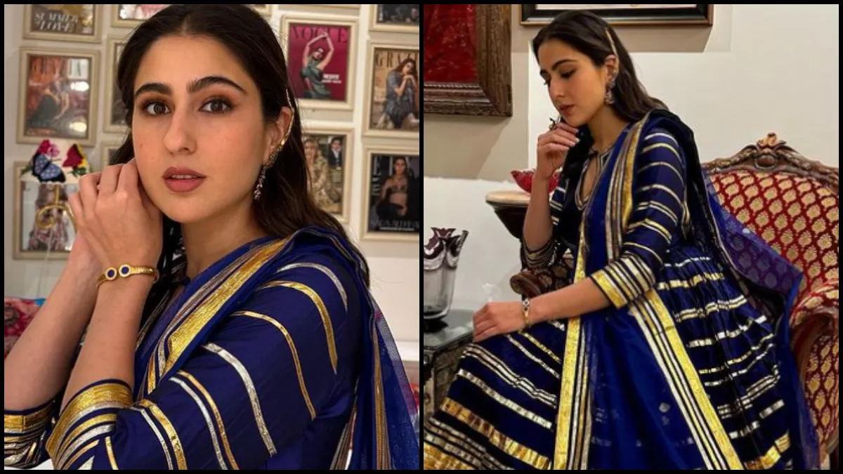 Sara Ali Khan के एथनिक लुक पर फिदा हुए फैंस, खूबसूरत पोज देती दिखीं ब्यूटी क्वीन